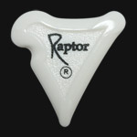 Black Carbon Raptor White Guitar Picks