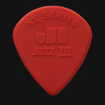 Dunlop Nylon Jazz III XL Red Nylon Sharp 1.38mm Guitar Picks