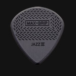 Dunlop Max Grip Jazz III Black Stiffo Guitar Picks