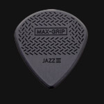 Dunlop Max Grip Jazz III Black Stiffo Guitar Picks