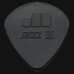 Dunlop Nylon Jazz II Black Stiffo Semi 1.18 mm Guitar Picks