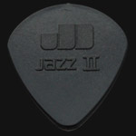 Dunlop Nylon Jazz II Black Stiffo Semi 1.18 mm Guitar Picks Dunlop Nylon Jazz II Black Stiffo Semi 1.18 mm Guitar Picks