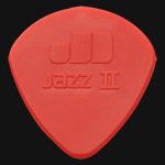 Dunlop Nylon Jazz II Red Nylon Semi 1.18 mm Guitar Picks Dunlop Nylon Jazz II Red Nylon Semi 1.18 mm Guitar Picks