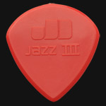 Dunlop Nylon Jazz III Red Nylon Sharp 1.38 mm Guitar Picks Dunlop Nylon Jazz III Red Nylon Sharp 1.38 mm Guitar Picks