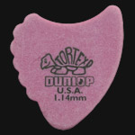 Dunlop Tortex Fins 1.14mm Purple Guitar Picks