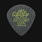 Dunlop Tortex Pitch Black Jazz 0.60mm Guitar Picks