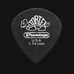 Dunlop Tortex Pitch Black Jazz 1.14mm Guitar Picks