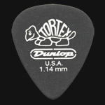 Dunlop Tortex Pitch Black Standard 1.14mm Guitar Picks