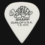 Dunlop Tortex Sharp 1.5mm White Guitar Picks