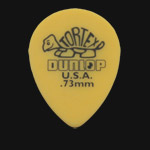 Dunlop Tortex Small Tear Drop 0.73mm Yellow Guitar Picks