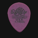 Dunlop Tortex Small Tear Drop 1.14mm Purple Guitar Picks