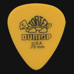 Dunlop Tortex Standard 0.73mm Yellow Guitar Picks