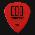 Dunlop Tortex TIII 0.50mm Red Guitar Picks Dunlop Tortex TIII 0.50mm Red Guitar Picks