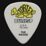 Dunlop Tortex Wedge 0.73mm Yellow Guitar Picks