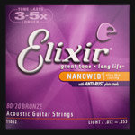 Elixir Bronze Nanoweb Guitar Strings .012 - .053