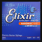 Elixir Nanoweb Electric Guitar Strings .012 - .052 Elixir Nanoweb Electric Guitar Strings .012 - .052