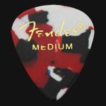 Fender Classic Celluloid 351 Confetti Medium Guitar Picks