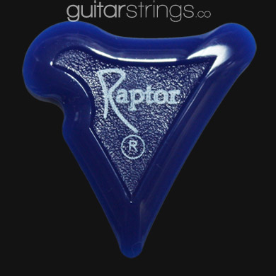 Black Carbon Raptor Blue Guitar Picks - Click Image to Close