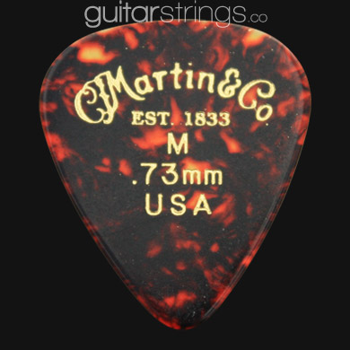 C F Martin Number 1 Medium 0.73mm Guitar Picks - Click Image to Close