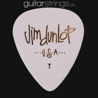 Dunlop Celluloid Classics Standard White Thin Guitar Picks - Click Image to Close