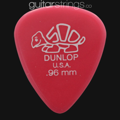 Dunlop Delrin 500 Standard 0.96mm Dark Pink Guitar Picks - Click Image to Close