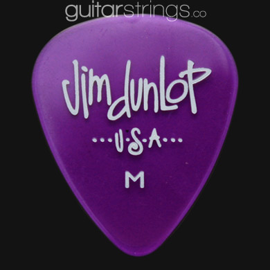 Dunlop Gel Standard Medium Purple Guitar Picks - Click Image to Close