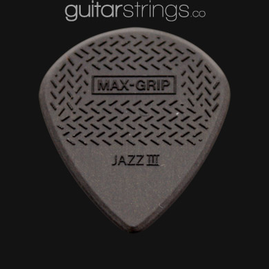 Dunlop Max Grip Jazz III Carbon Fibre Guitar Picks - Click Image to Close