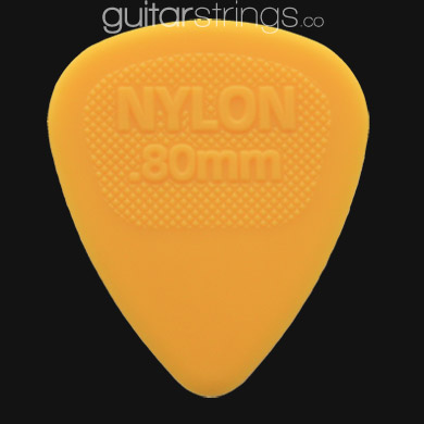 Dunlop Nylon Midi 0.80mm Yellow Guitar Picks - Click Image to Close