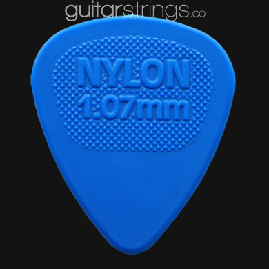 Dunlop Nylon Midi 1.07mm Blue Guitar Picks - Click Image to Close