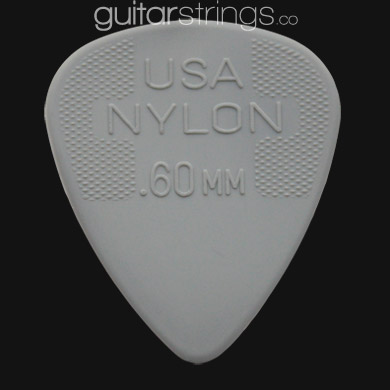 Dunlop Nylon Standard 0.60mm Light Grey Guitar Picks - Click Image to Close