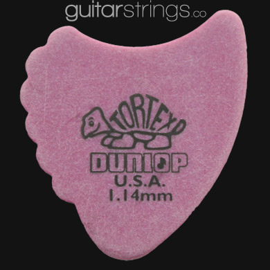 Dunlop Tortex Fins 1.14mm Purple Guitar Picks - Click Image to Close
