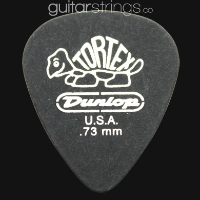 Dunlop Tortex Pitch Black Standard 0.73mm Guitar Picks - Click Image to Close