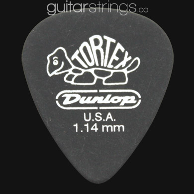 Dunlop Tortex Pitch Black Standard 1.14mm Guitar Picks - Click Image to Close