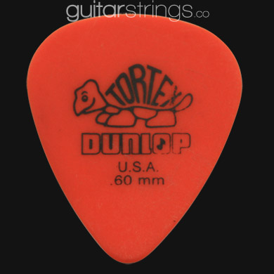 Dunlop Tortex Standard 0.60mm Orange Guitar Picks - Click Image to Close