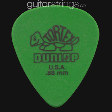Dunlop Tortex Standard 0.88mm Green Guitar Picks - Click Image to Close
