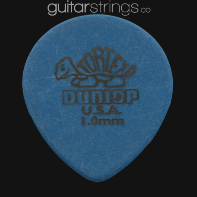 Dunlop Tortex Tear Drop 1.0mm Blue Guitar Picks - Click Image to Close