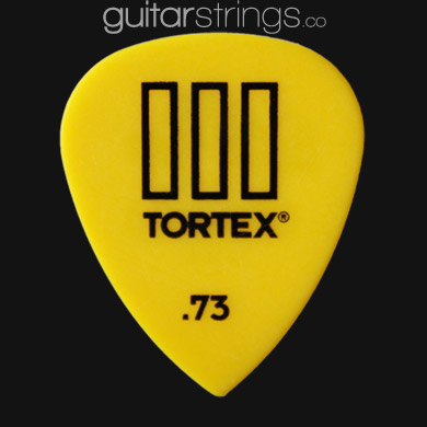 Dunlop Tortex TIII 0.73mm Yellow Guitar Picks - Click Image to Close