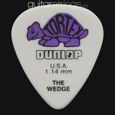 Dunlop Tortex Wedge 1.14mm Purple Guitar Picks - Click Image to Close