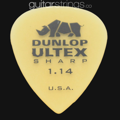 Dunlop Ultex Sharp 1.14mm Guitar Picks - Click Image to Close