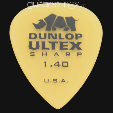 Dunlop Ultex Sharp 1.40mm Guitar Picks - Click Image to Close