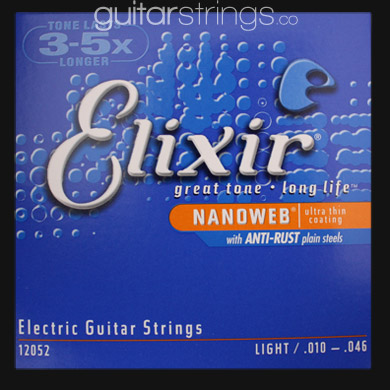 Elixir Nanoweb Electric Guitar Strings .010 - .046 - Click Image to Close
