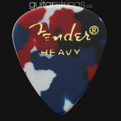 Fender Classic Celluloid 351 Confetti Heavy Guitar Picks - Click Image to Close