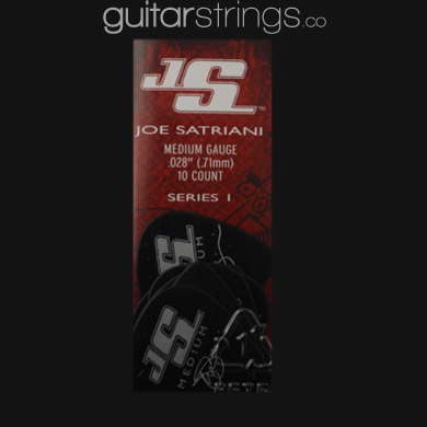 Planet Waves Joe Satriani Signature Black Medium Guitar Picks - Click Image to Close