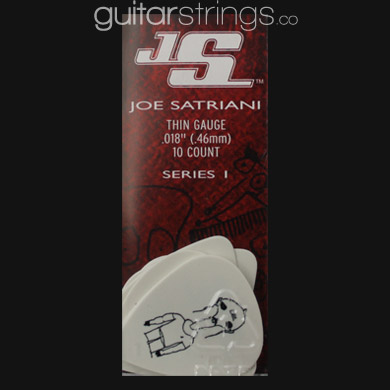 Planet Waves Joe Satriani Signature White Light Guitar Picks - Click Image to Close