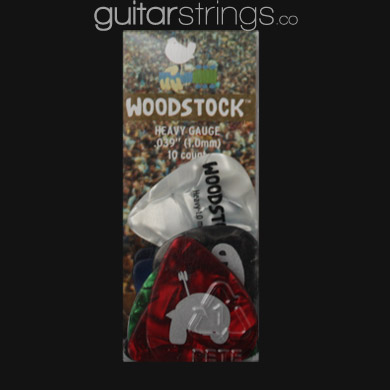 Planet Waves Woodstock Heavy Guitar Picks - Click Image to Close