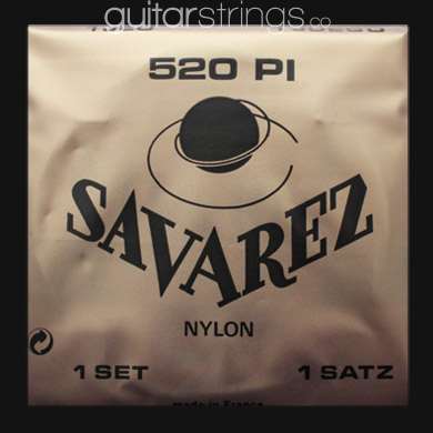 Savarez Traditional Plastic 520P1 Classical Guitar Strings - Click Image to Close