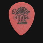 Dunlop Tortex Small Tear Drop 0.50mm Red Guitar Picks