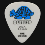 Dunlop Tortex Wedge 1.0mm Blue Guitar Picks