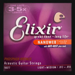 Elixir Phosphor Nanoweb Guitar Strings .012 - .056